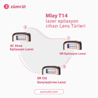 MLAY T14 (tek başlık) yeni nesil buz özelliğiyle İPL lazer epilasyon cihazı