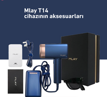 MLAY T14 (tek başlık) yeni nesil buz özelliğiyle İPL lazer epilasyon cihazı